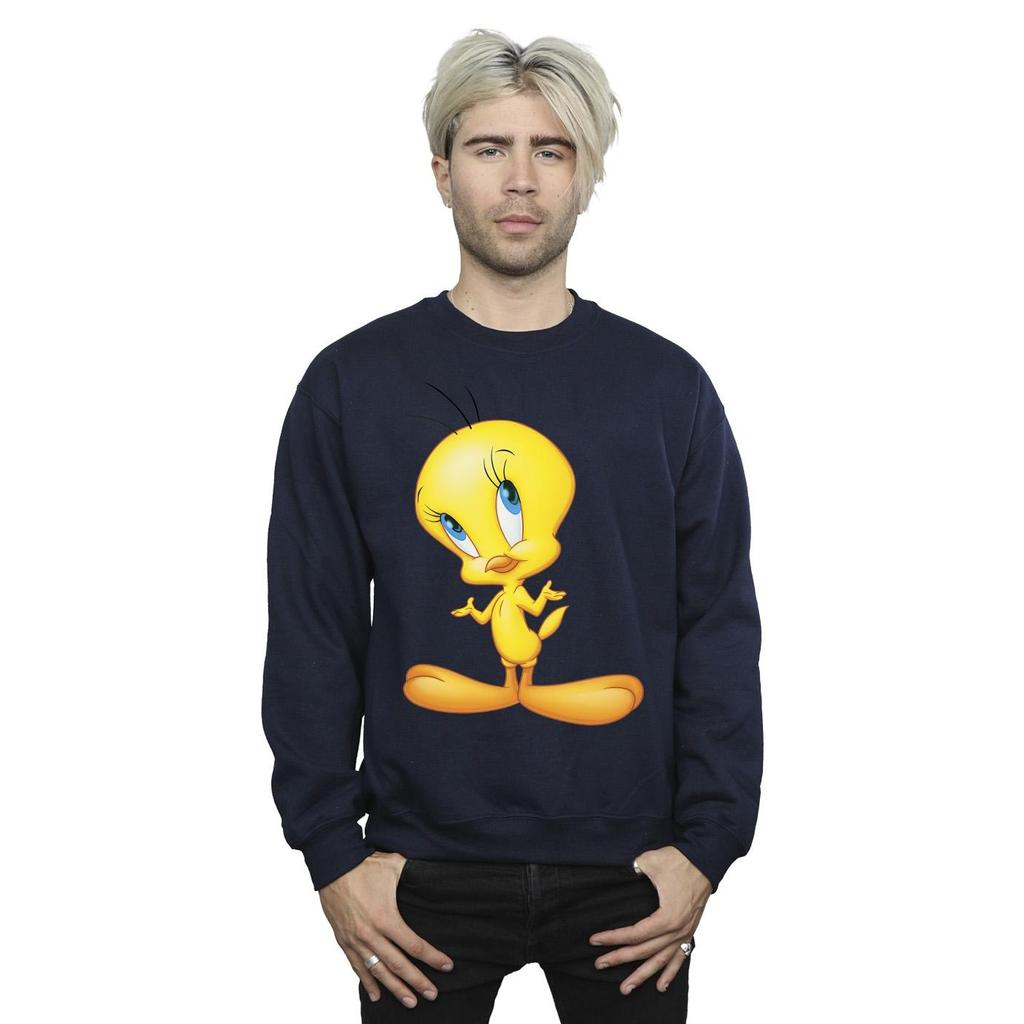 Looney Tunes Mens Tweety Standing Sweatshirt