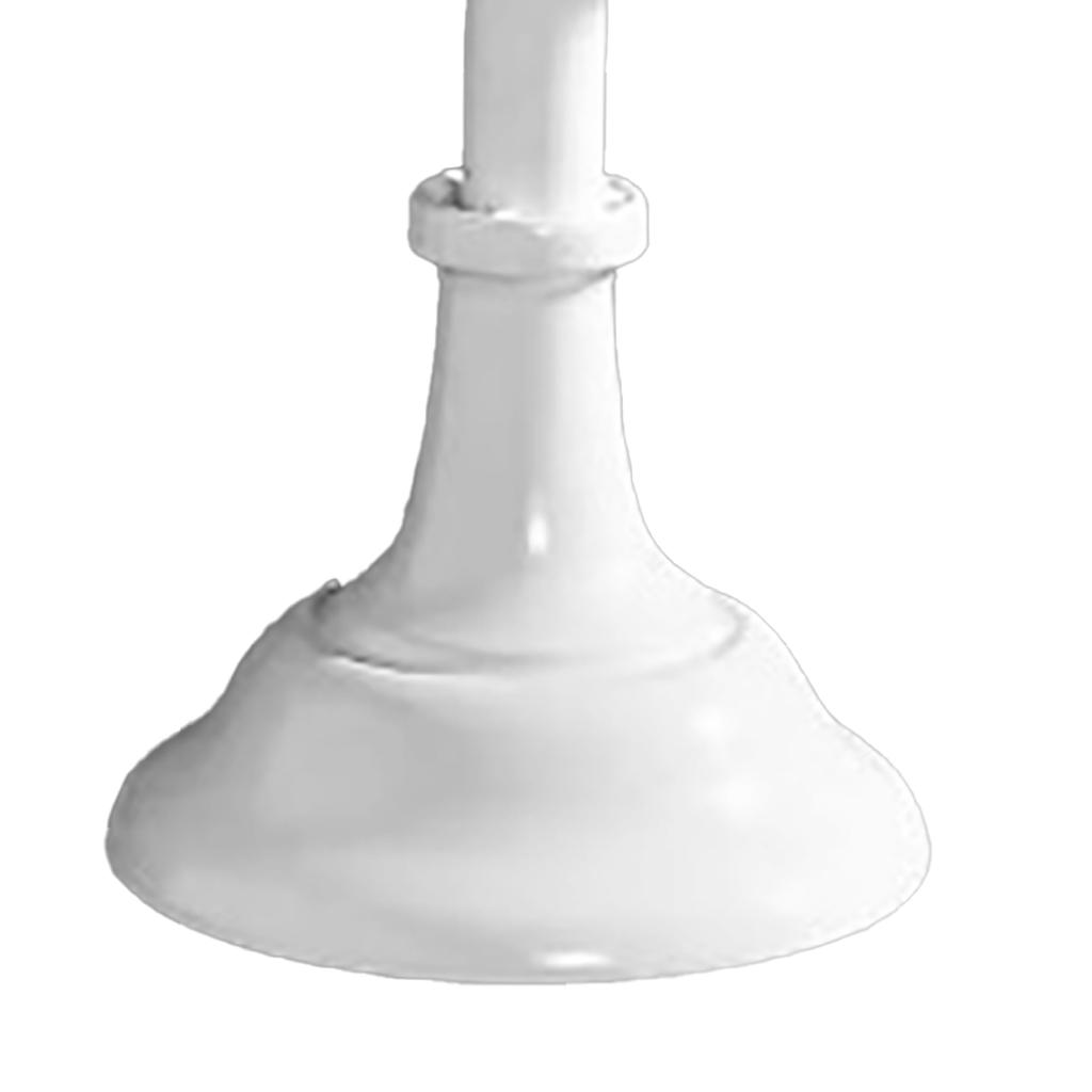 Metal Cake Stand European Style Anti Slip Round Cake Stand for Weddings Parties Anniversaries Medium White