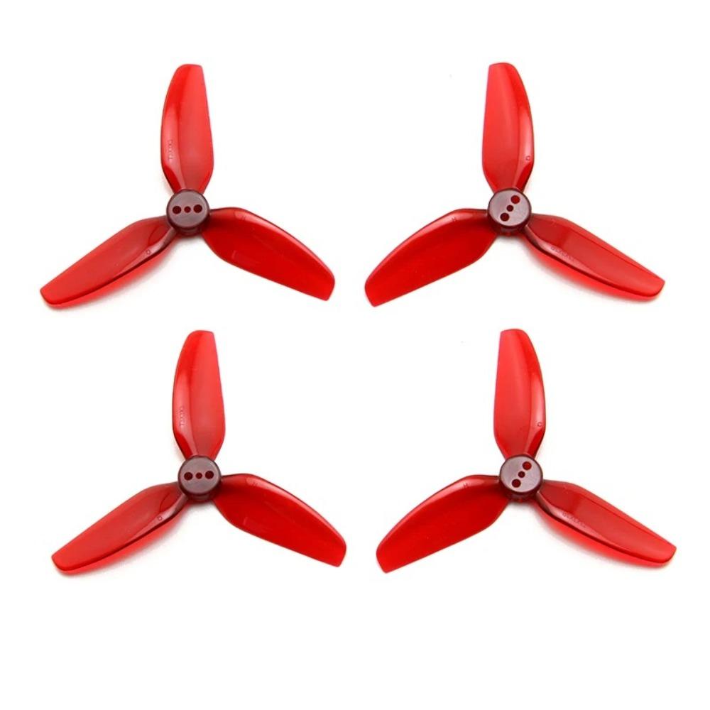 2Pairs New PC Prop T3X3X3 Propeller 3inch Drop-proof 3030 3-Blade Props 3 Blades Forward and Reverse Propeller Drone CineLog