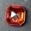 11.35 Ct Natural ORANGE Ceylon Sapphire Cushion Cut Loose Gemstone CERTIFIED va-445