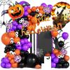 Décoration d'Halloween - SPRINGOS - Ballons Multicolores - 60 pièces - Latex - Thème Halloween