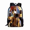 Lightweight Kids School Backpack Boys Girls Anti-Strain Ergonomic Design Cartoon Print Oxford Fabric Bag Elementary