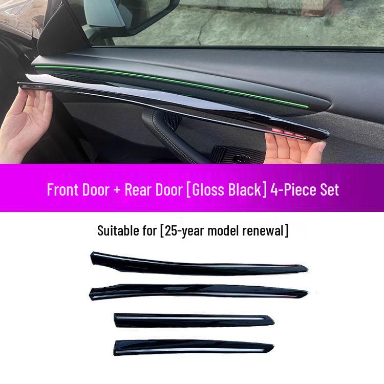 Tesla Model Y Türverkleidung Dekorative und Schützende Aufkleber