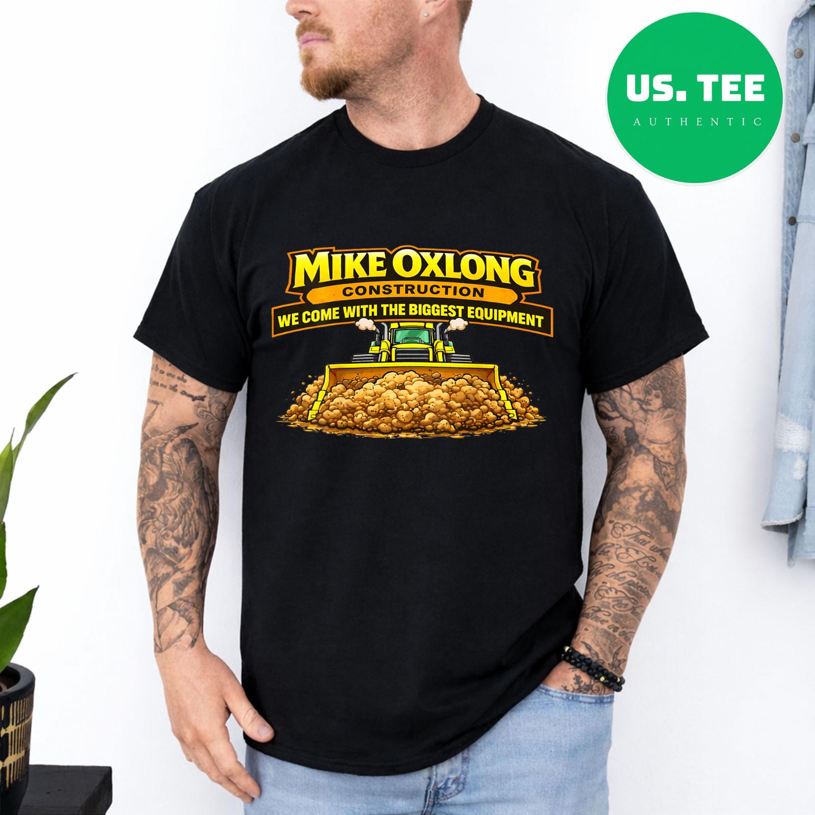 Mike Oxlong Construction Funny Heavy Equipment T-Shirt S разноцветный