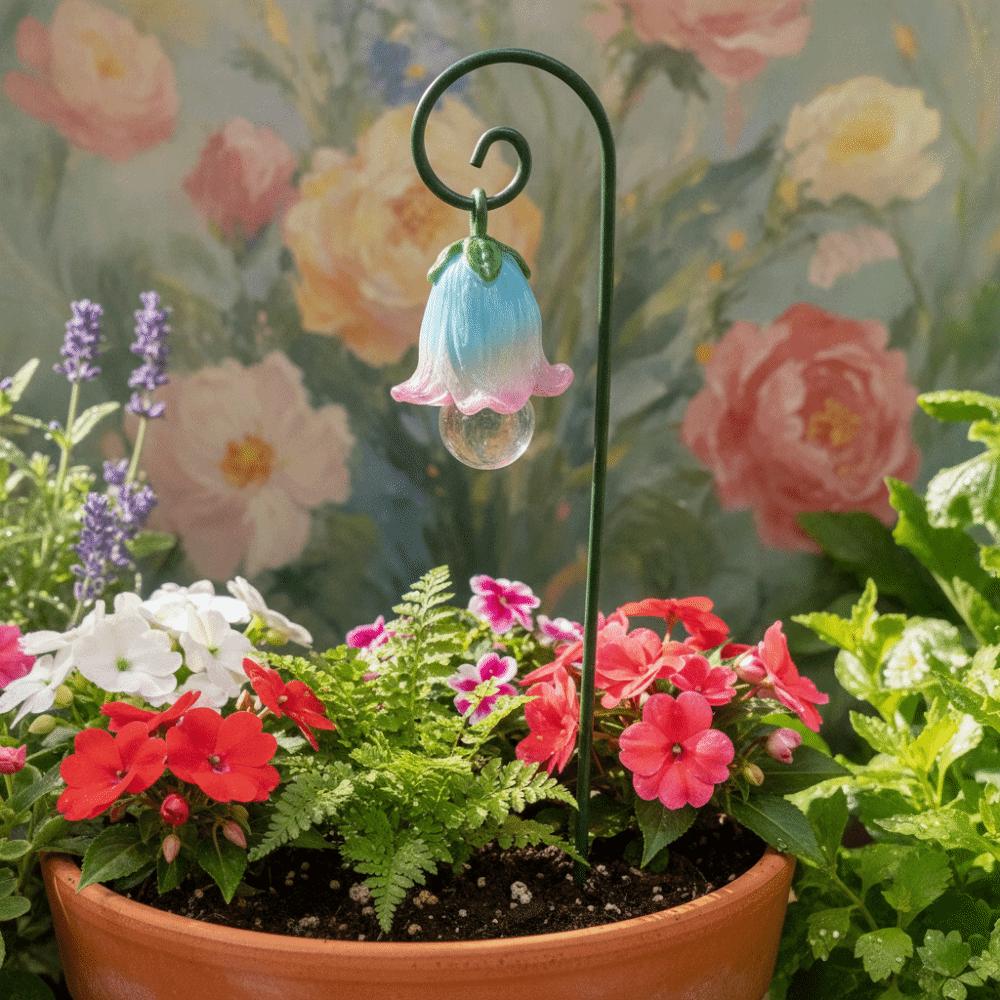 Sweet Flower Pick Stand Fairy Garden Decor Creative Flower Inserts Outdoor