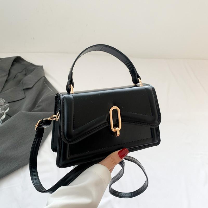 

Stylish Small Square Bag Chic Crossbody Bag 2023 Fashionable Niche Bag Women Casual Tote Green чёрный