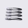 For Toyota Corolla E140 E150 2007 2008 2009 2010 2011 2013 Carbon Fiber Chrome Car Door Handle Cover Trim Styling  Accessories