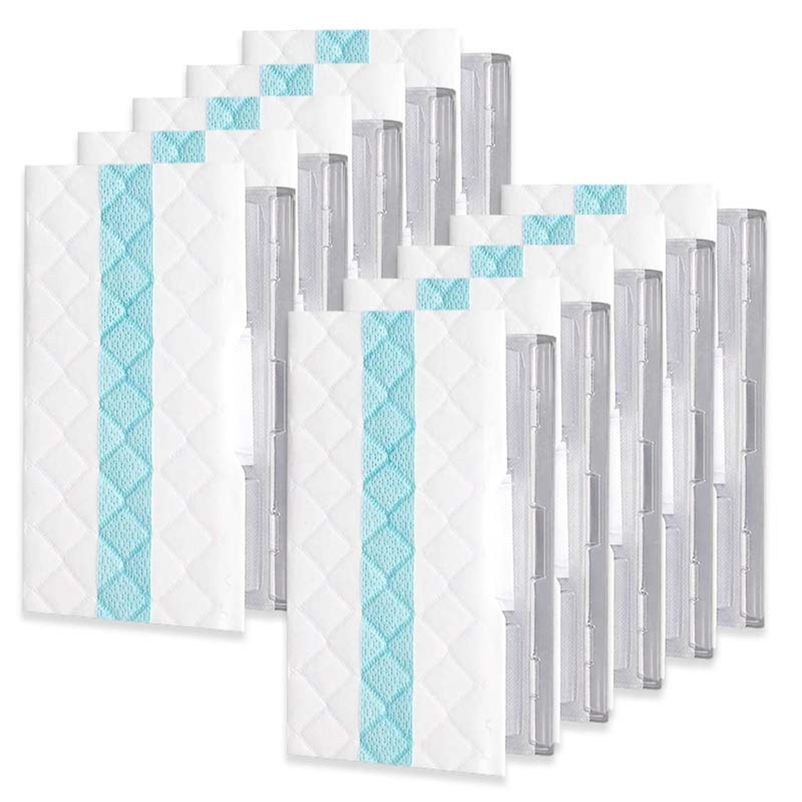 

10 шт. Бытовой ручной пылесос Запасные части Одноразовая швабра для твердых полов One Size белый