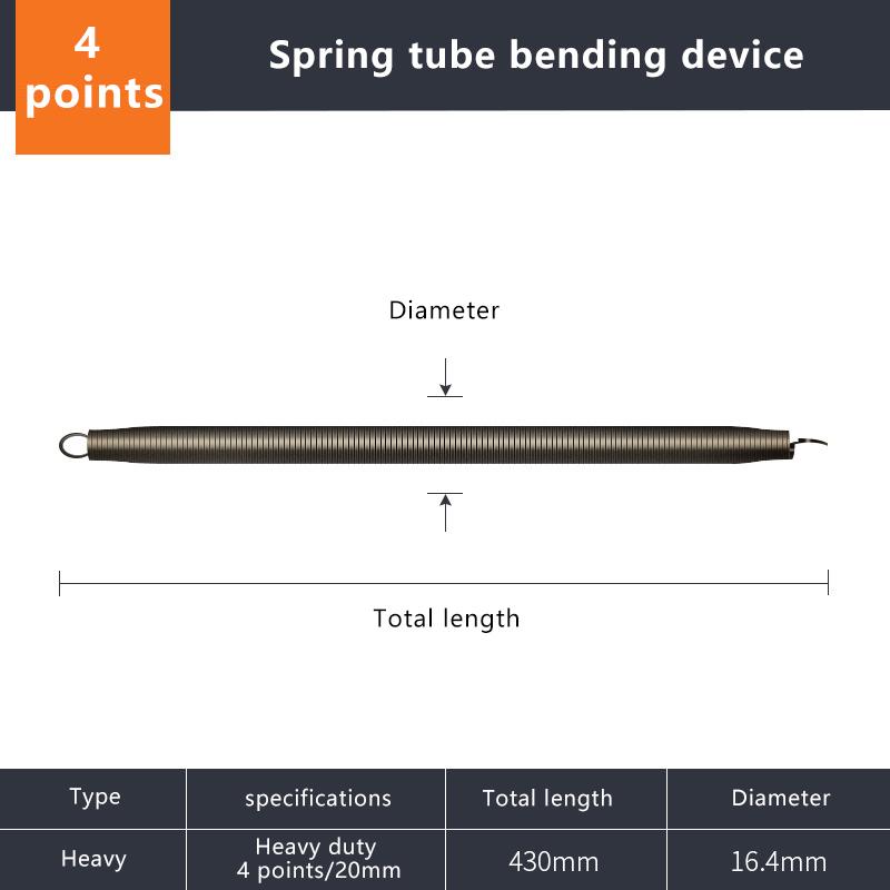 

1 шт. Трубогиб ПВХ 16-25 мм Квадратный стальной проволочный трубогиб Ручной инструмент Гибочный пружинный проволочный трубогиб 430mm
