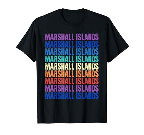 Marshall Islands Colorful T-Shirt