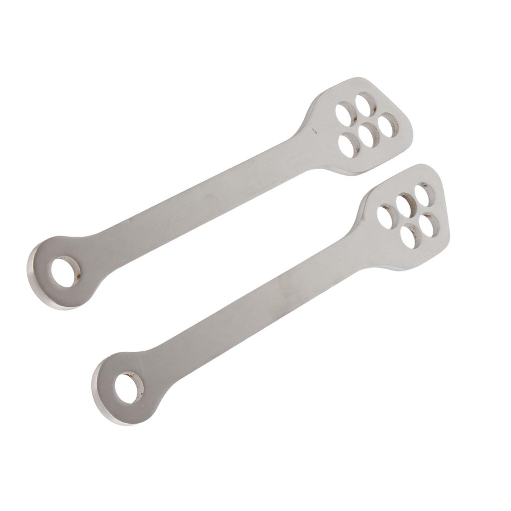 20?30mm Adjustable Rear Lowering Link Kit 304 Stainless Steel Replacement for EX250 EX300 ZX?6R