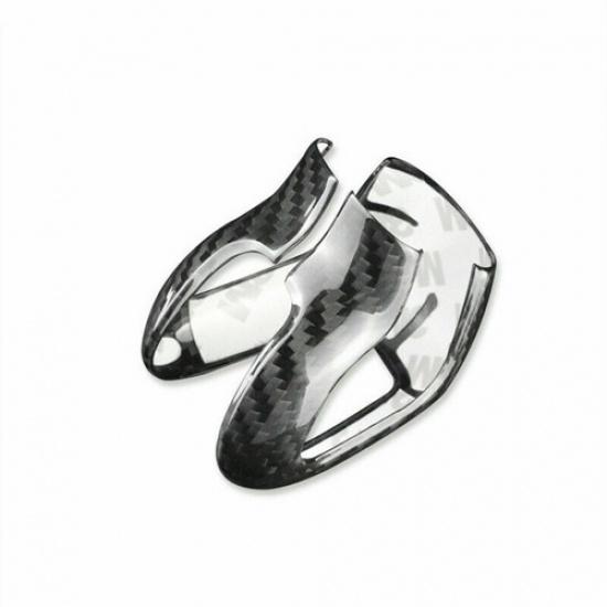 Real Carbon Fiber Gear Shift Knob Sticker Trim For Volvo S60 S90 V60 V90  LB