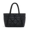 Tote Bag for Women, Puffy Tote Bag with Zipper, Large Quilted Shoulder Bag with Compartments for Travel, Work, Gym