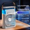 Portable Five-Hole Spray Cooling Fan with Humidifier for Office & Dorm