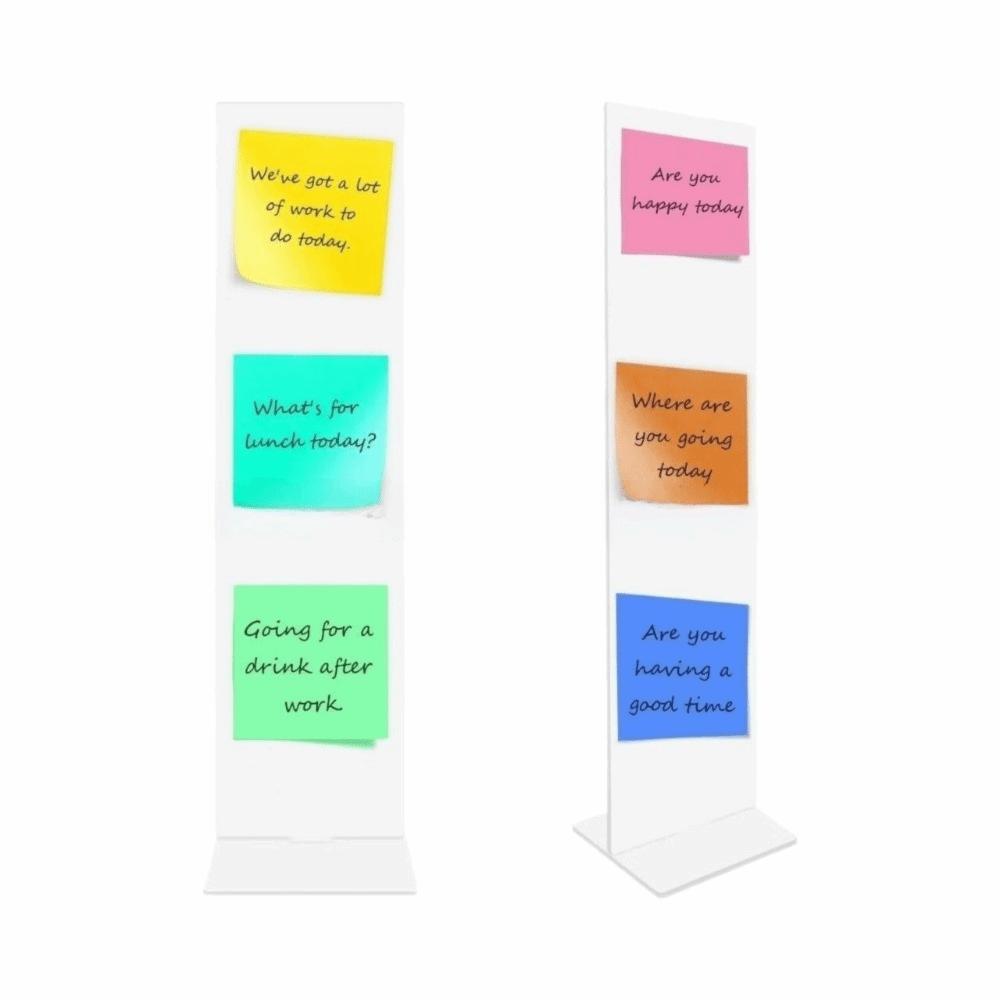 Abnehmbarer Haftnotizhalter Ständer Klarer Notiz-Display-Organizer Schreibtisch-Nachrichtentafel Zuhause Büro