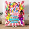 Customiz Name Personality Gracies Corner  Blanket Soft &Warm Sofa Office Bed Travel Lunch Break Blanket, Gift Suitable All Seasons