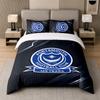 3Pcs Bedding SetPortsmouth FC Soft Bed Sheet and Two Pillowcases Home Bedroom Decor