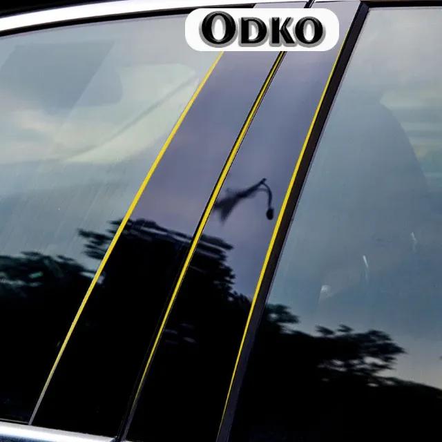 4Pcs Gloss Black Pillar Post Fit For MERCEDES CLS C219 2006 2007 2008 2009 2010 2011 Door Side Window Decor Cover Accessories