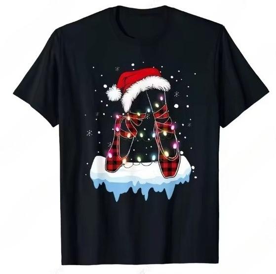 Naughty Xmas Ornaments Kamasutra Adult Humor Christmas High-quality Pure Cotton Men's Short-sleeved T-shirt Casual Loose Top