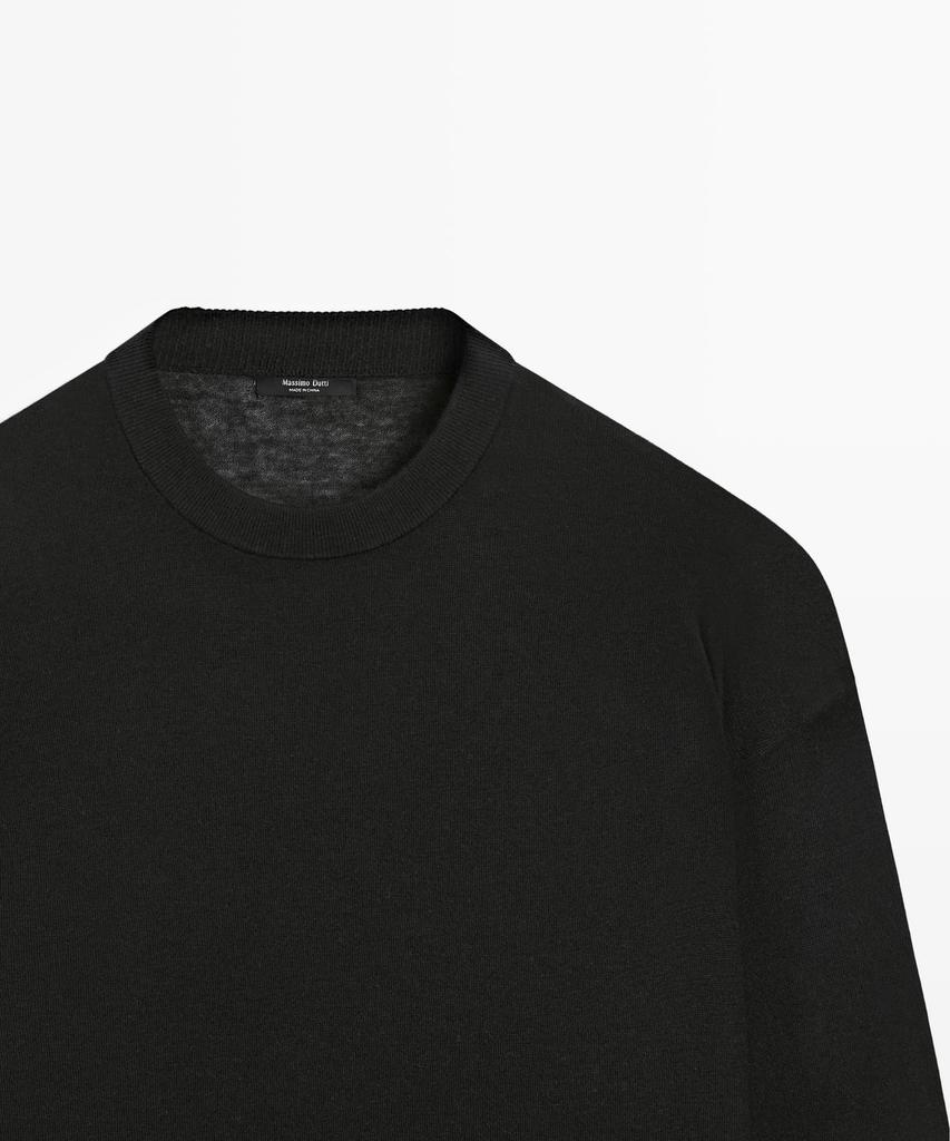 Masimodutti Oversized Wool Blend Knit