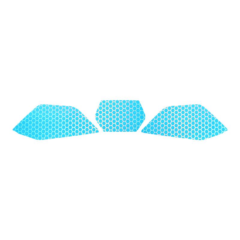 For Kawasaki Z900 Z 900 Z900 Z 900 2025 Honeycomb Laser Light Film Sticker Smoked Black Tail Light Protection Film Accessories