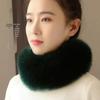 Celebrity Winter Fur Collar Scarf: Versatile Neck Warmer for Men & Women