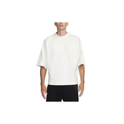 Sportswear Tech Fleece Reimagined Loose-Fit Rundhals-Kurzarm-T-Shirt Herren Oberteile Weiß FB8166-133