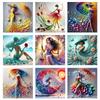 5D Character Beauty Diamond Painting DIY Handmade Full Drill Decorative Art for Living Room