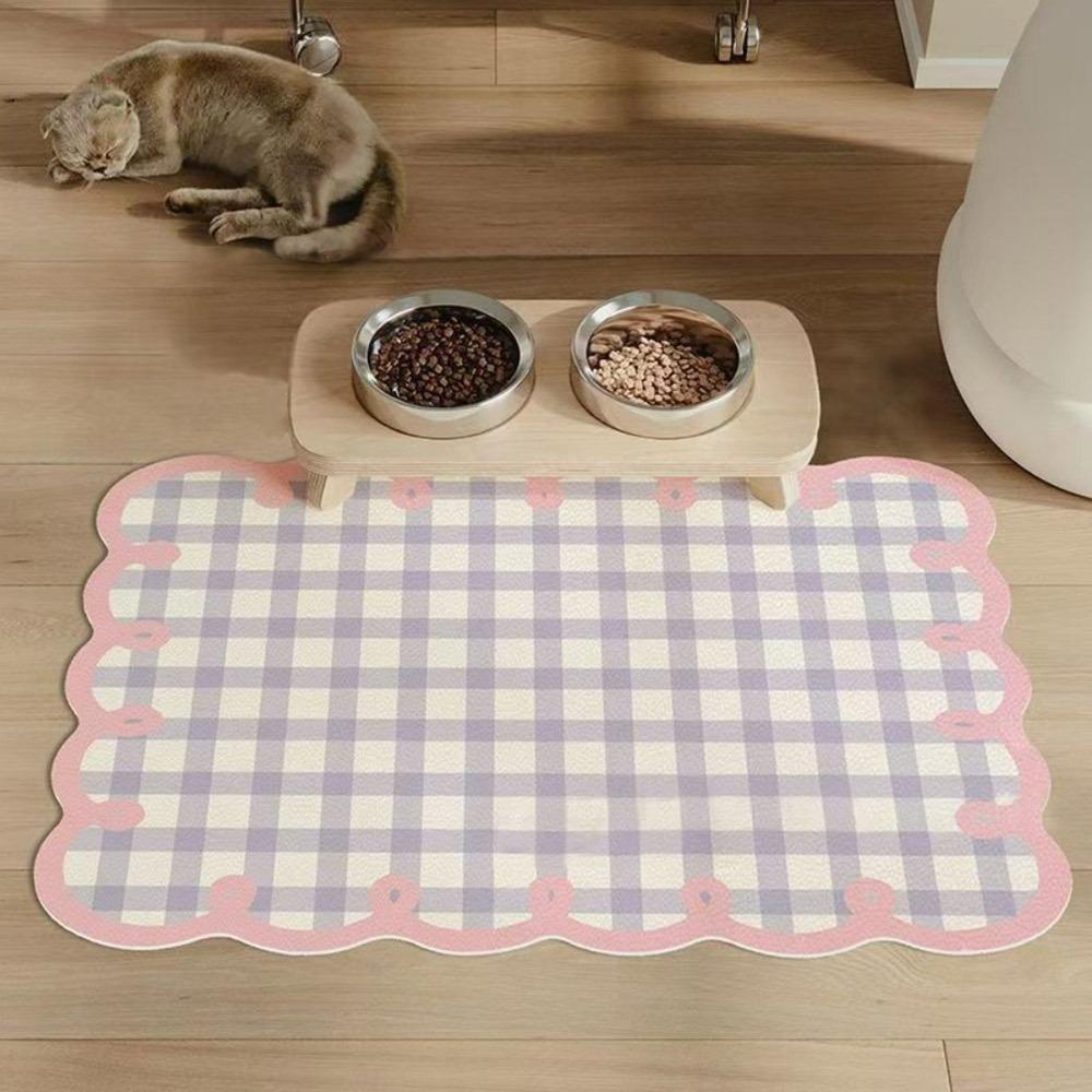 

Multifunctional Pet Placemats Splash-proof Special-shaped Floor Mats New Absorbent Pad Home 9