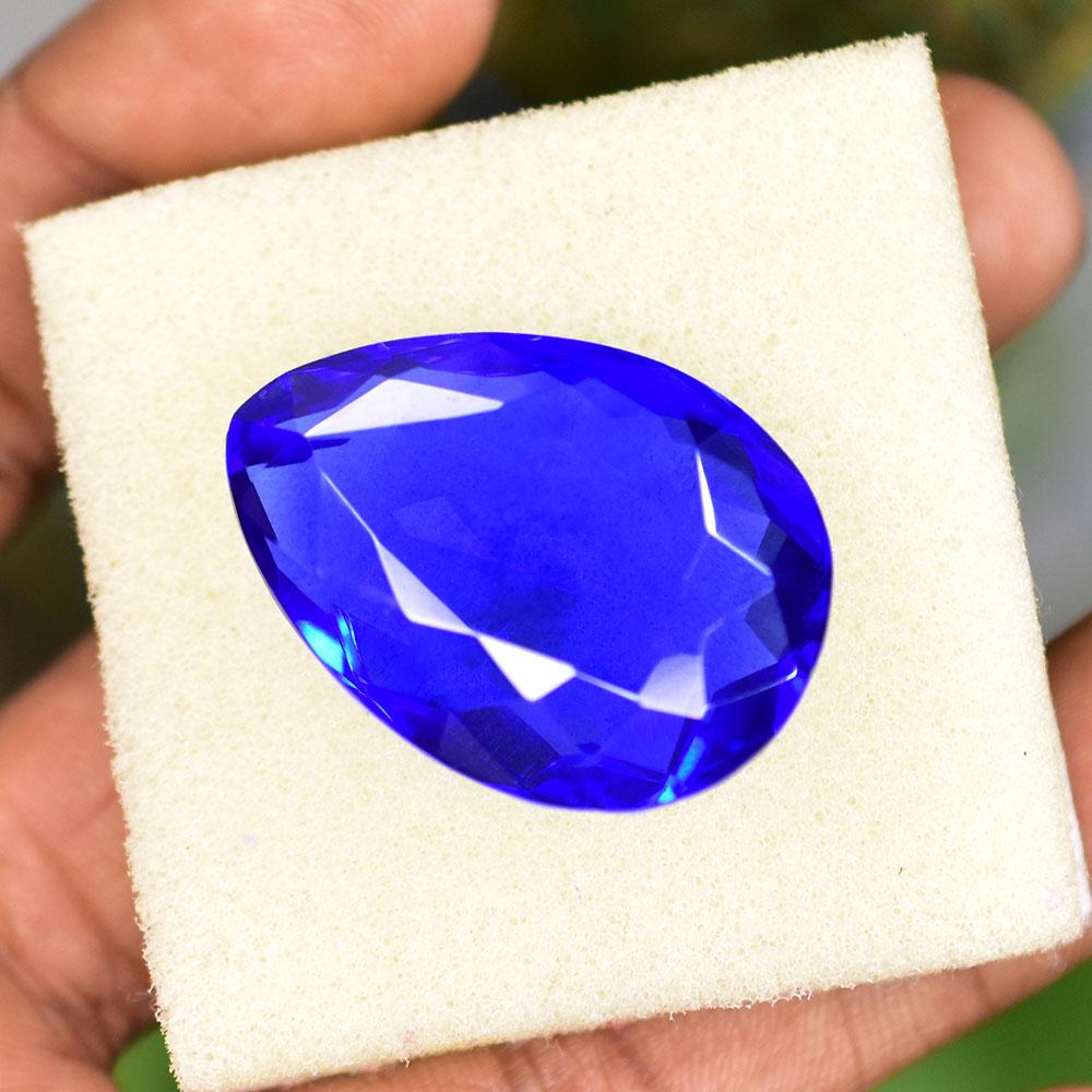 Natural Blue Topaz Loose Gemstone 59.05 ct Pear Cut for Collectors for Jewelry Making and Crafts