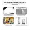 Automatic Glass Rinser Powerful Cup Washer for Kitchen Sink Stainless Steel Baby Bottle Cleaner Cup Washer for Sink with Brush