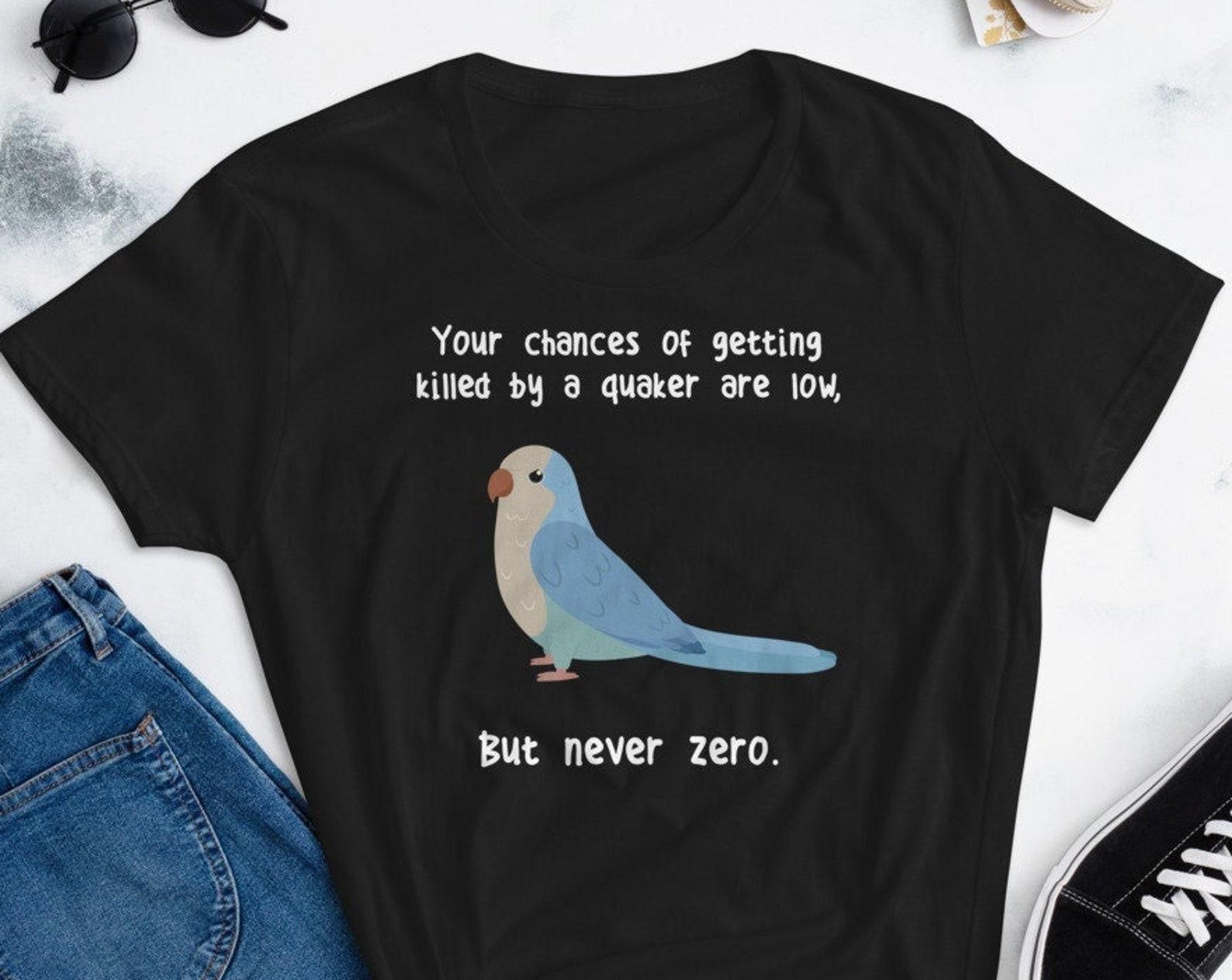 Blue Quaker Shirt, , Funny Parrot Lover Gift, Cute Bird T-shirt, Monk Parrot Tshirt, Quaker Pet Graphic Tee, Birb Mom Dad, Meme 110