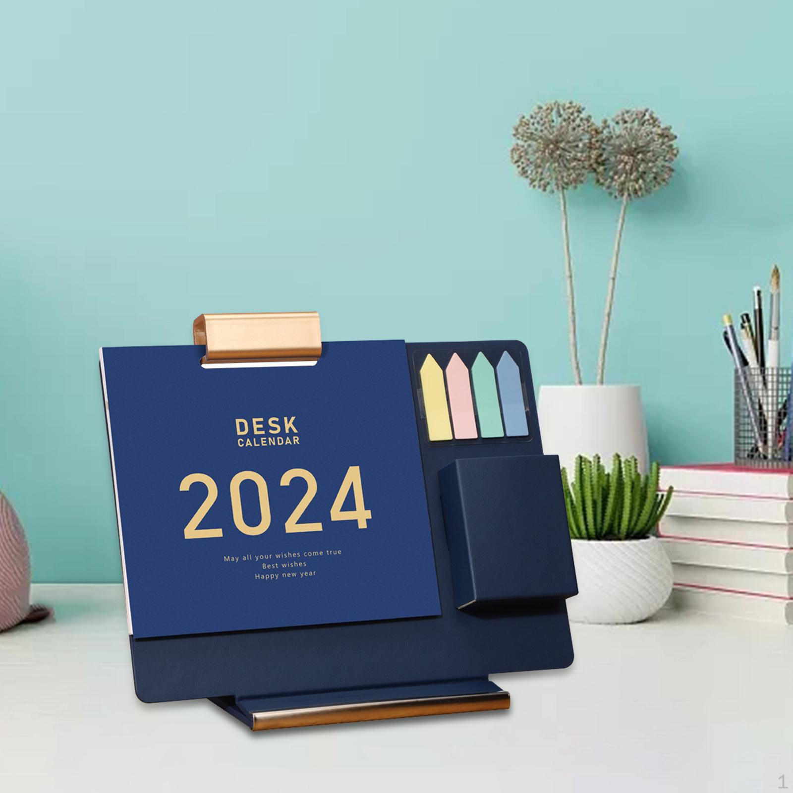 

Desktop Calendar Standing Flip with Base Spring Festival Gift ,Chinese Year