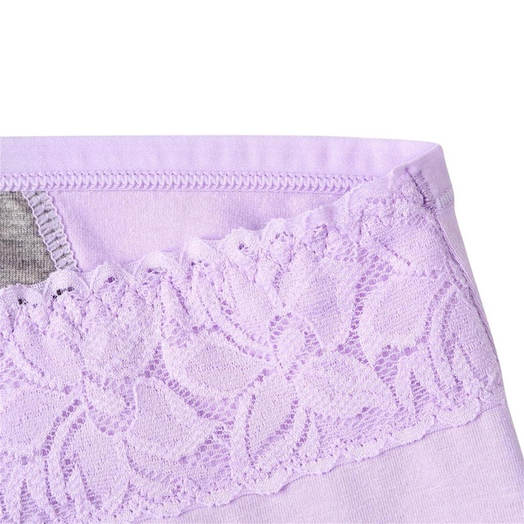 3 Pack Women Lace Cotton Panties Soft Breathable Comfortable Underwear Daily Briefs Sets