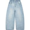 Mucmukn Kids' Distressed Denim Curved-Leg Jeans