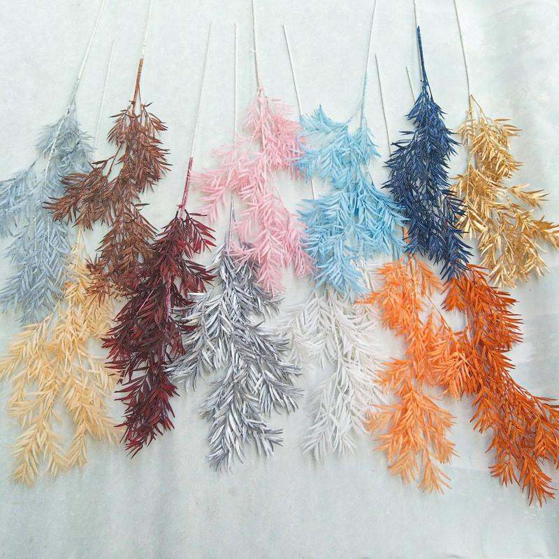 Plastic Bamboo Leaves For Wedding Photography Props And Home Decoration Gift