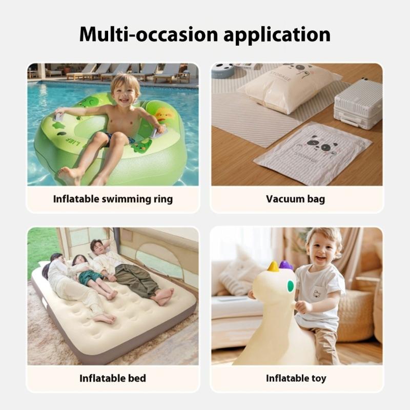 Portable Electric Air Pumps Wireless Rechargeable Inflate Deflate Pump for Compression Bags Inflatable Toys Enduring