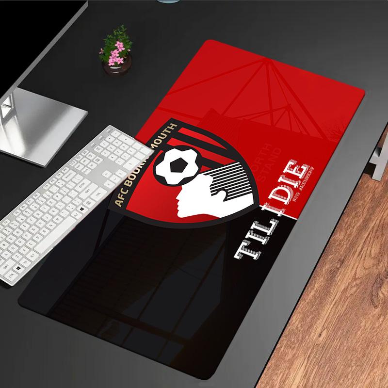 Tappetino per mouse AFC Bournemouth, base in gomma, tappetino da scrivania per esports, tappetino per mouse per giocatori e uso in ufficio, scrivania da gaming, tappetino facile da pulire