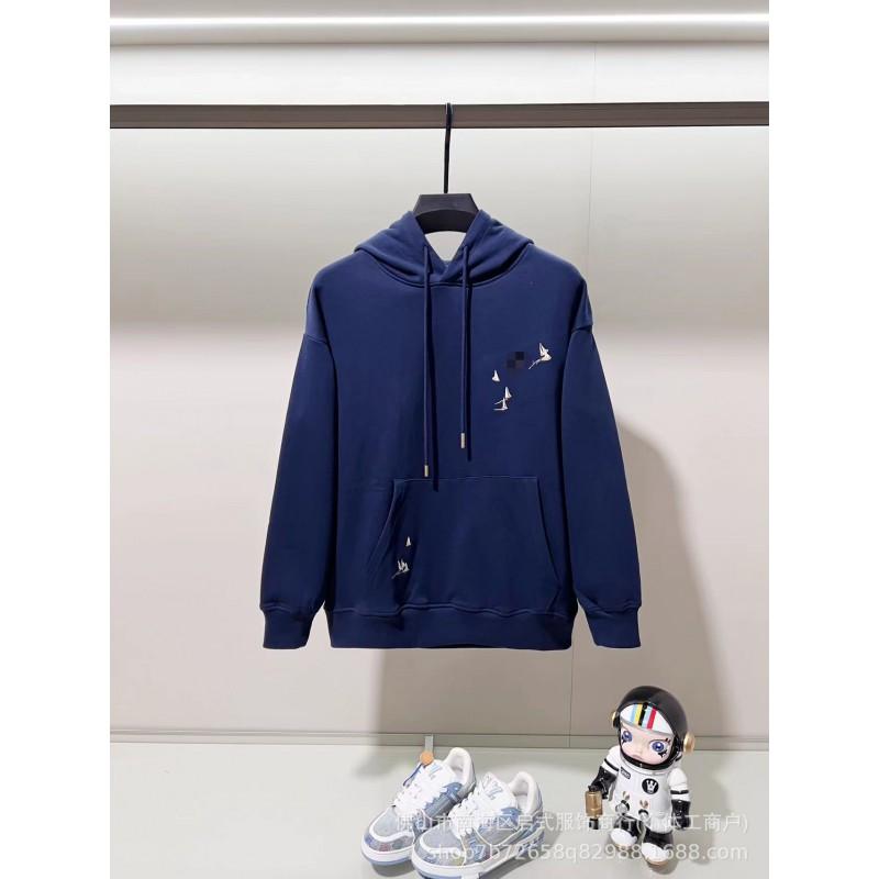 2026 Fall Embroidered Hooded Sweatshirt Loose Unisex Casual Top Teens