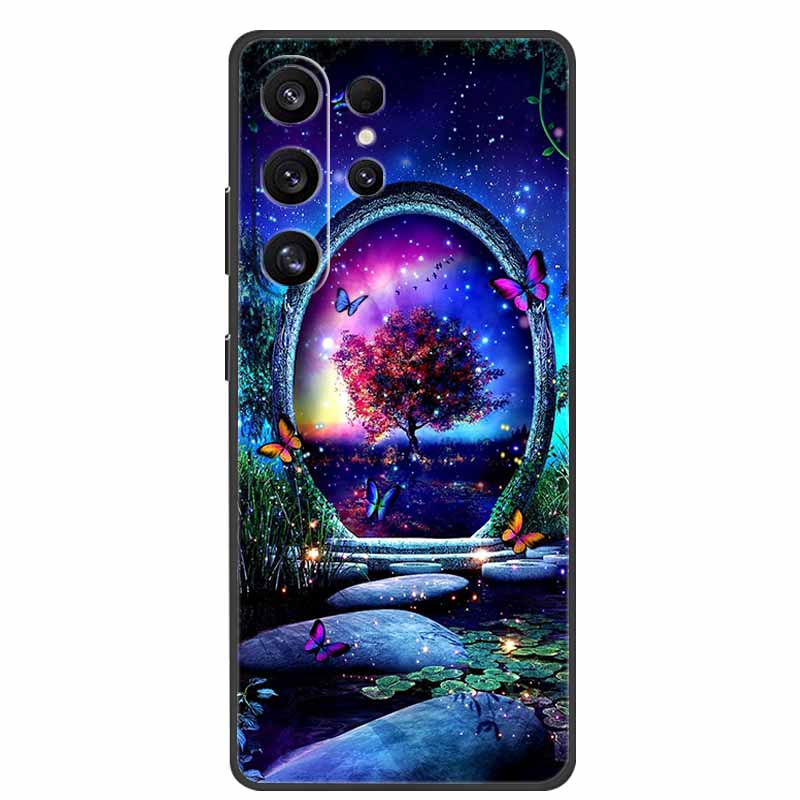 For Samsung Galaxy S26 Ultra Case Luxury Soft Silicone TPU Phone Cover for Samsung S26 Ultra S26Ultra 5G Cartoon Protective Case