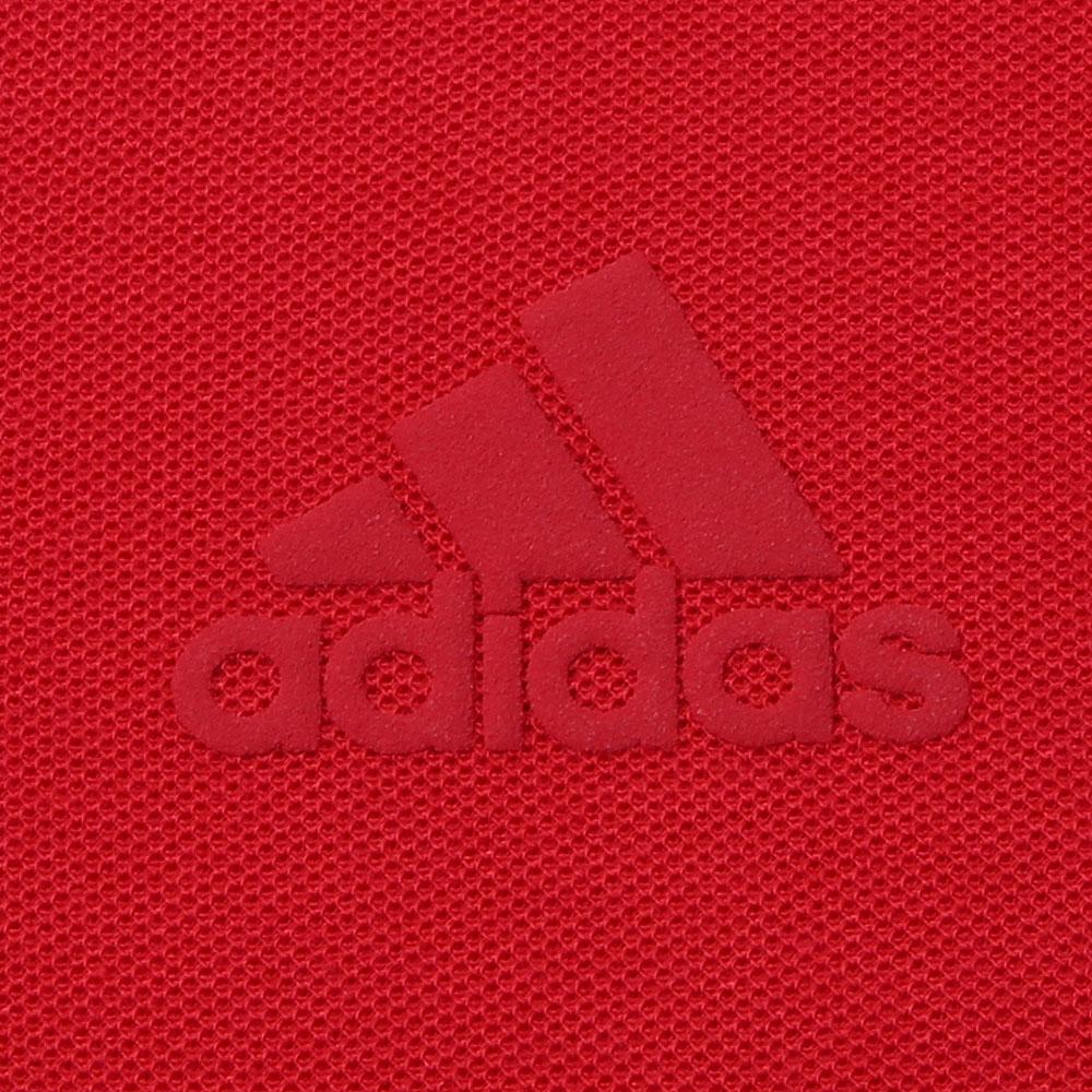 Adidas MUFC Solid Color Casual Comfortable Soft Short Sleeve Polo Shirt Men tops Red CE6521