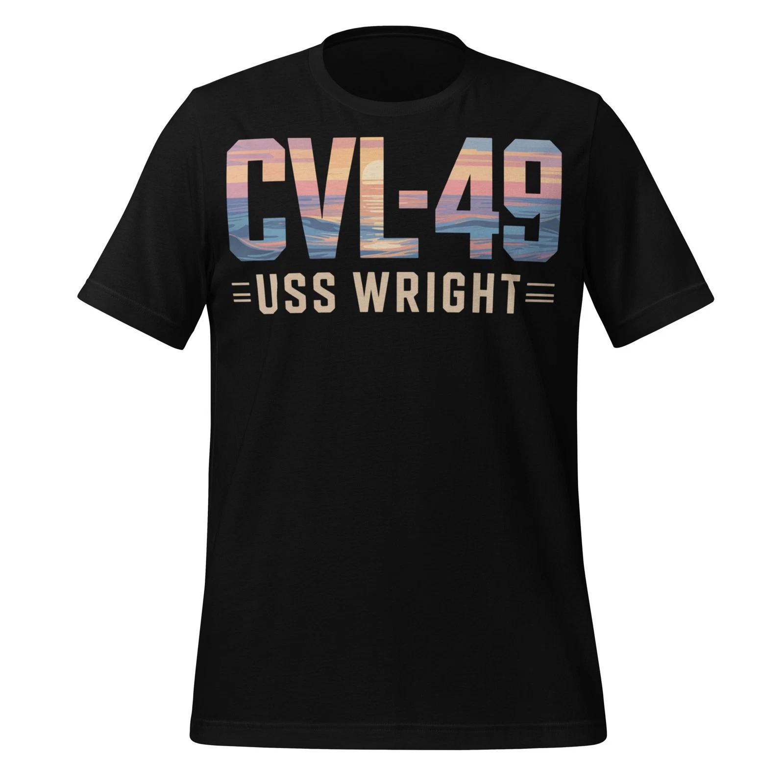 CVL-49 USS Wright Aircraft Carrier USS WrighT-Shirt 4XL