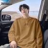 MARK FAIRWHALE Men's Cotton Long Sleeve Crew Neck T-Shirt