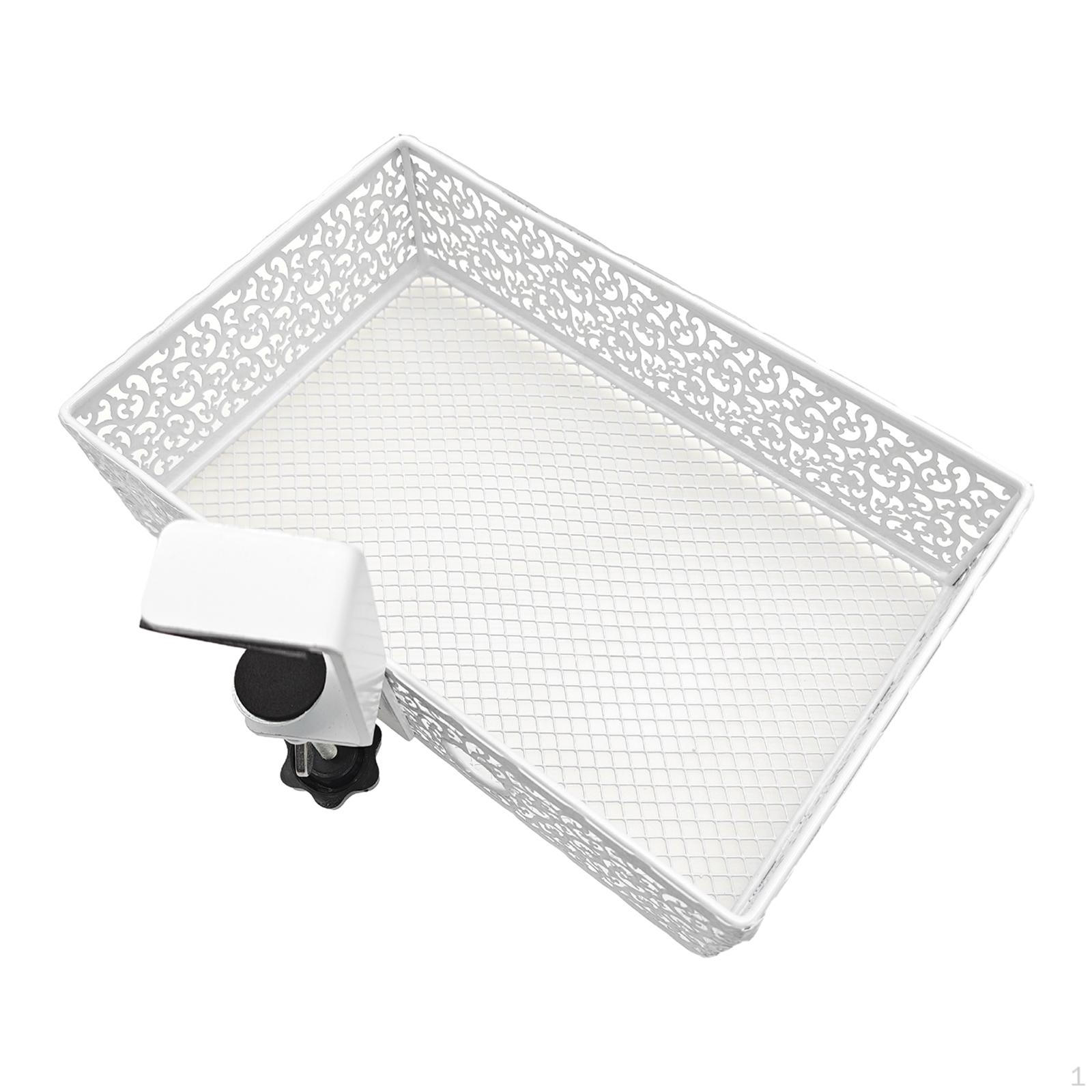 Компактный настольный органайзер со скрытым ящиком изящная металлическая стойка для офиса и дома белый 2749₽