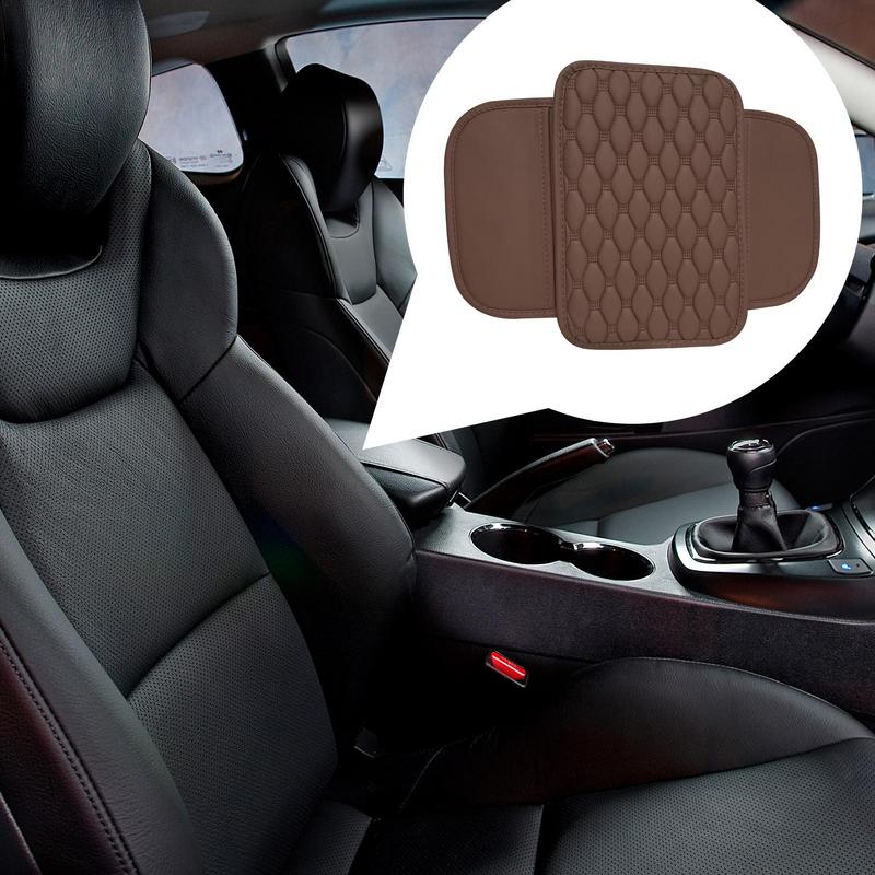 Center Console Armrest Pad Armrest Cushion For Car With Side Pockets Car Interior Accessories Vehicle Armrest Protector For Most