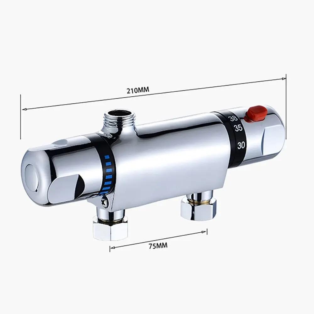 Home 1/2" Outlet Shower Valve Bathroom Accessories Exposed Bar Shower Mixer Bathroom Faucet Valve Tap