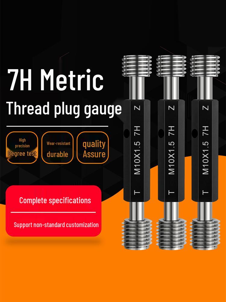7H Metric Thread Plug Go/No-Go Gauges - M3 to M16 Inspection Tool M4x0.7