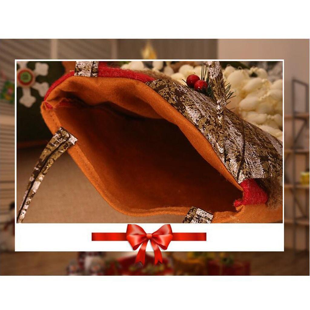 Santa Claus Gift Holders Stockings Merry Christmas Candy Bags Snowman Pendant New Year Xmas Ornament Festive Party Supplies