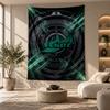 Arazzo Decorativo, Arte da Parete Stampata Fendt, Appeso a Parete Leggero per Sfondo Camera da Letto