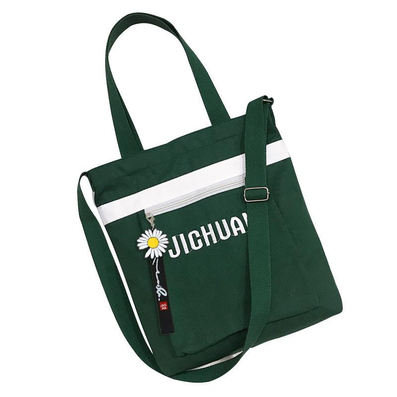 Women'S Bag Large Capacity Small Daisy Messenger Bag Canvas Bag Women'S Shoulder Casual Handbag
